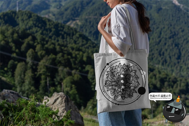 图片[4]-帆布袋手提袋户外场景效果展示智能贴图mockup样机PSD模版PS素材-设计猿