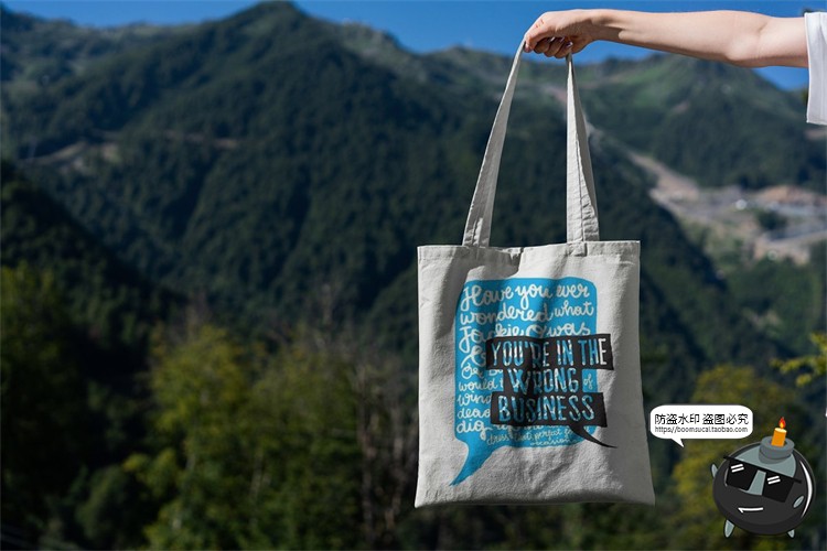 图片[5]-帆布袋手提袋户外场景效果展示智能贴图mockup样机PSD模版PS素材-设计猿