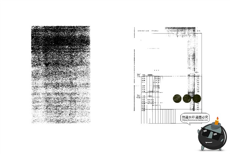 图片[14]-复古做旧起皱纸张半色调木材磨损破裂纹理背景AI矢量后期合成素材-设计猿