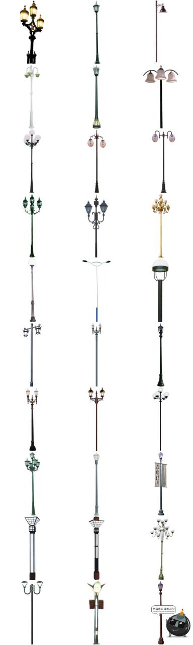 图片[11]-复古煤油灯马灯欧式路灯落地灯台灯烛台壁灯PNG免抠透明图片素材-设计猿