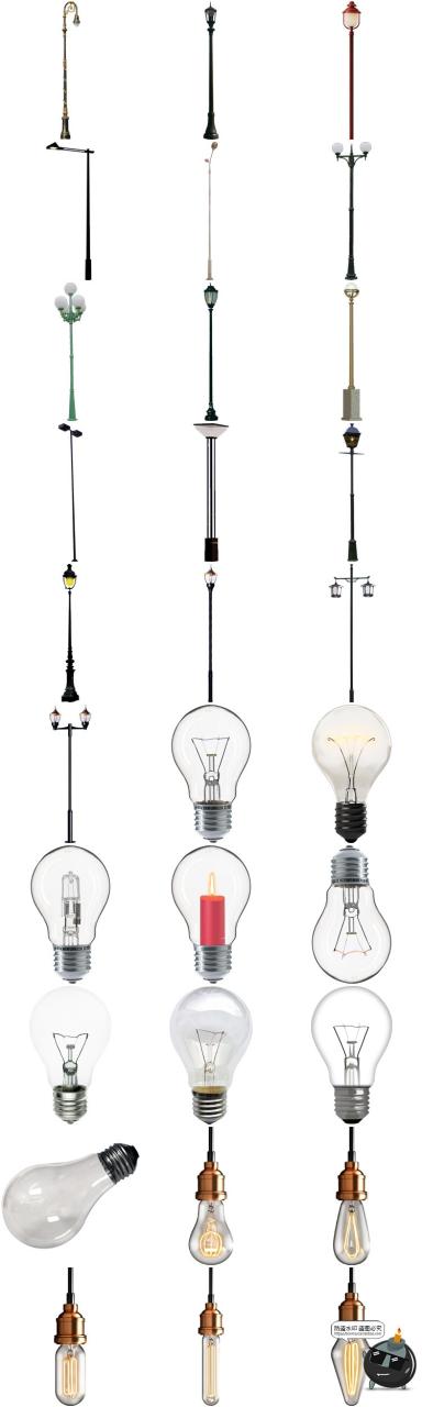 图片[12]-复古煤油灯马灯欧式路灯落地灯台灯烛台壁灯PNG免抠透明图片素材-设计猿