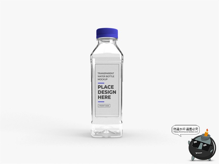图片[2]-透明塑料瓶矿泉水瓶饮料瓶苏打水瓶子mockups样机PSD模板PS素材-设计猿