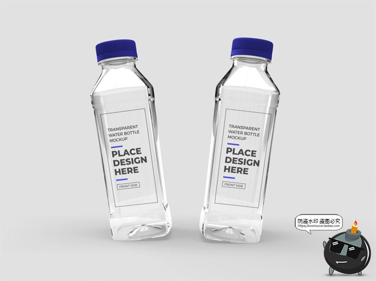 图片[8]-透明塑料瓶矿泉水瓶饮料瓶苏打水瓶子mockups样机PSD模板PS素材-设计猿