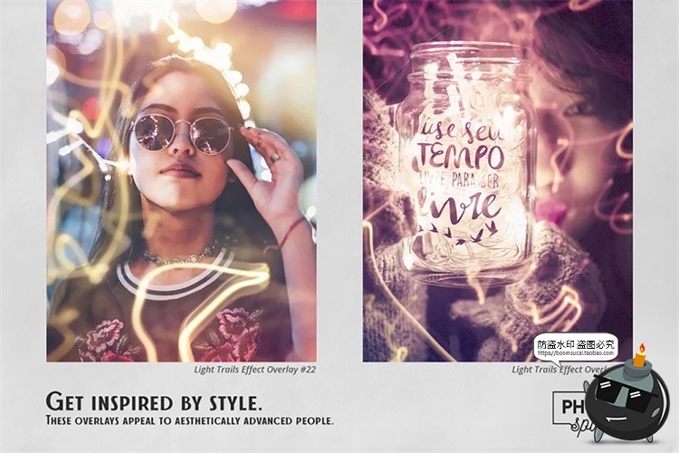 图片[6]-光丝光迹光线极光效果光影装饰叠加特效黑底后期合成JPG图片素材-设计猿