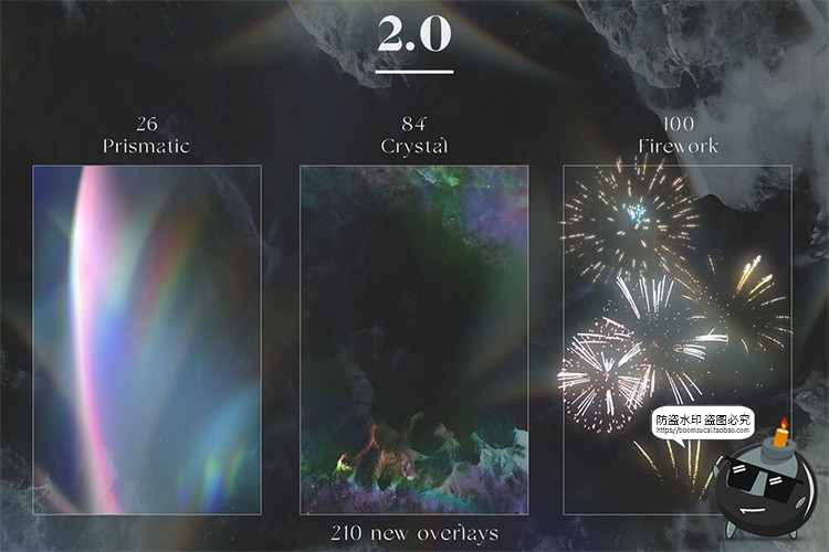 图片[5]-500+照片叠层合集 烟雾恐怖魔法火焰绚光特效JPG黑底图片合成素材-设计猿