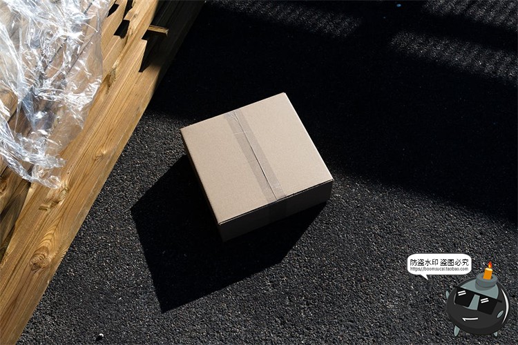 图片[6]-快递瓦楞纸箱纸皮箱包装光影阴影场景智能贴图样机PSD模板PS素材-设计猿