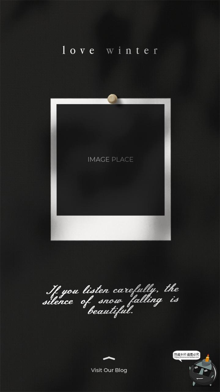 图片[1]-时尚简约优雅电影胶片边框照片后期排版风格海报PSD模板PS素材-设计猿