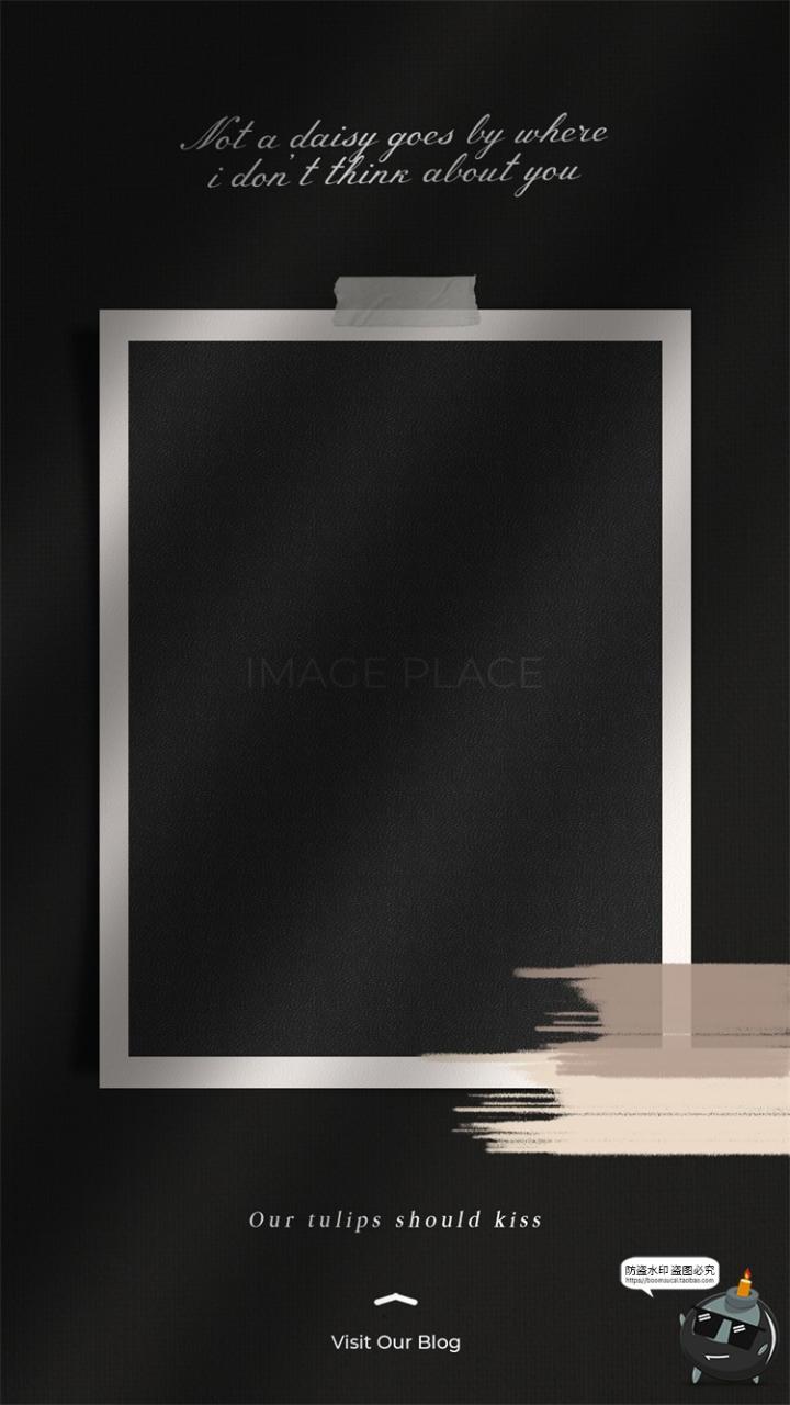 图片[2]-时尚简约优雅电影胶片边框照片后期排版风格海报PSD模板PS素材-设计猿