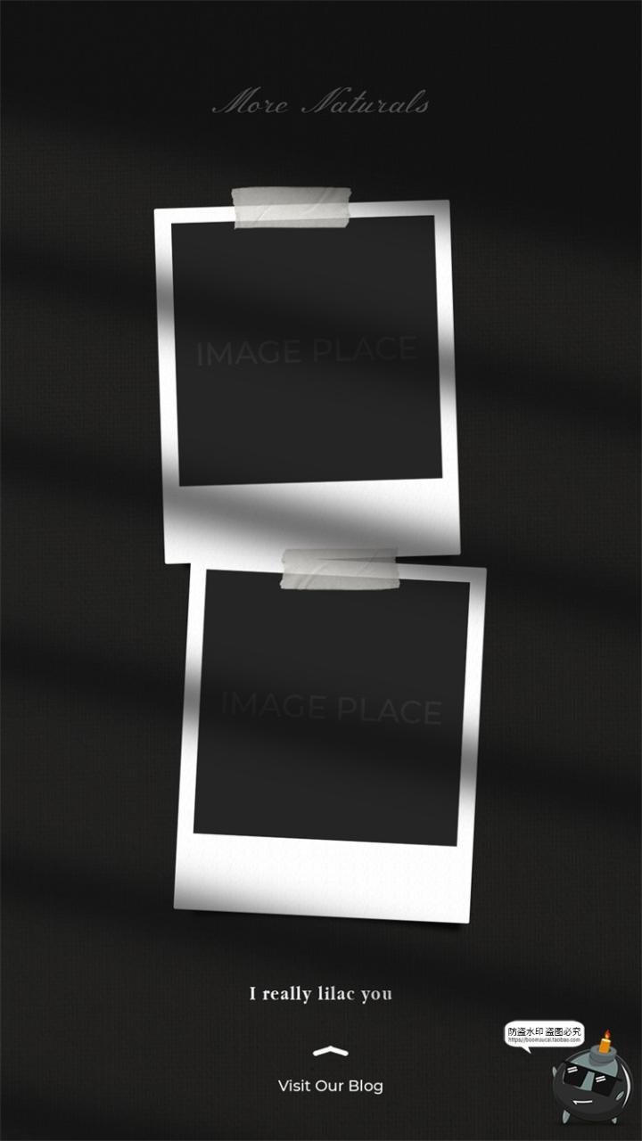 图片[6]-时尚简约优雅电影胶片边框照片后期排版风格海报PSD模板PS素材-设计猿