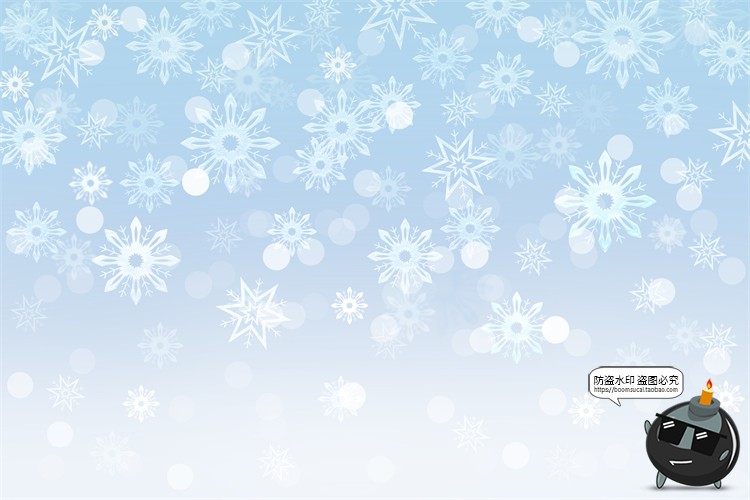 图片[2]-冰冻雪花冰晶寒冷元素冬季海报背景底纹PSD模板分层JPG图片PS素材-设计猿