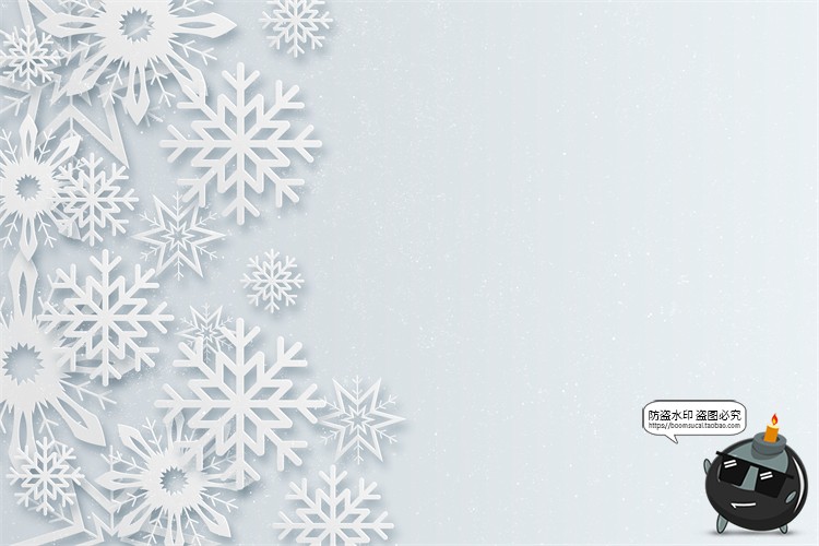 图片[4]-冰冻雪花冰晶寒冷元素冬季海报背景底纹PSD模板分层JPG图片PS素材-设计猿