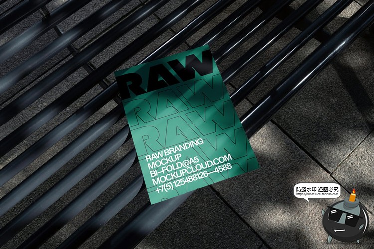 图片[8]-海报宣传单广告纸纸张光影阴影场景智能贴图样机PSD模板PS素材-设计猿