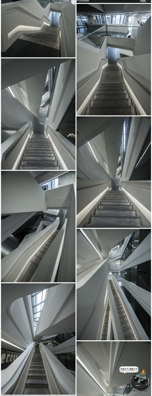 图片[6]-未来科幻设计感室内建筑走廊楼梯参考场景后期合成JPG图片素材-设计猿