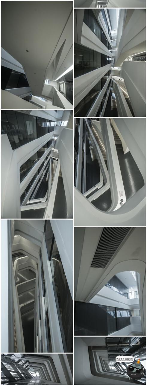 图片[9]-未来科幻设计感室内建筑走廊楼梯参考场景后期合成JPG图片素材-设计猿