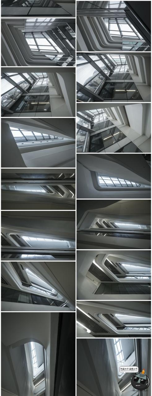 图片[10]-未来科幻设计感室内建筑走廊楼梯参考场景后期合成JPG图片素材-设计猿