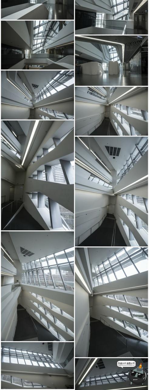 图片[12]-未来科幻设计感室内建筑走廊楼梯参考场景后期合成JPG图片素材-设计猿