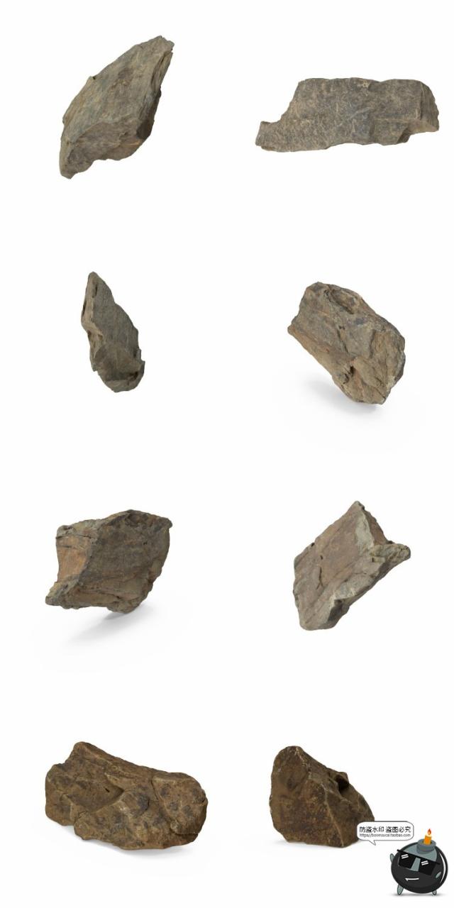 图片[11]-岩石石块石头自然真实场景装饰后期合成PNG免扣免抠图片PSD素材-设计猿