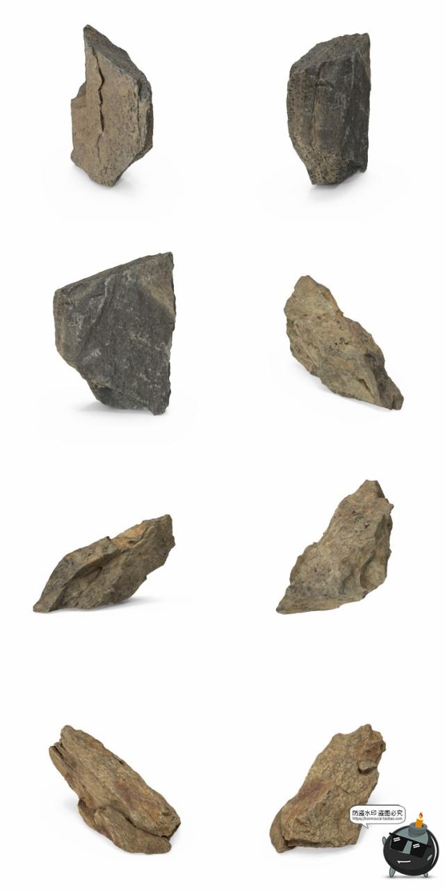 图片[12]-岩石石块石头自然真实场景装饰后期合成PNG免扣免抠图片PSD素材-设计猿