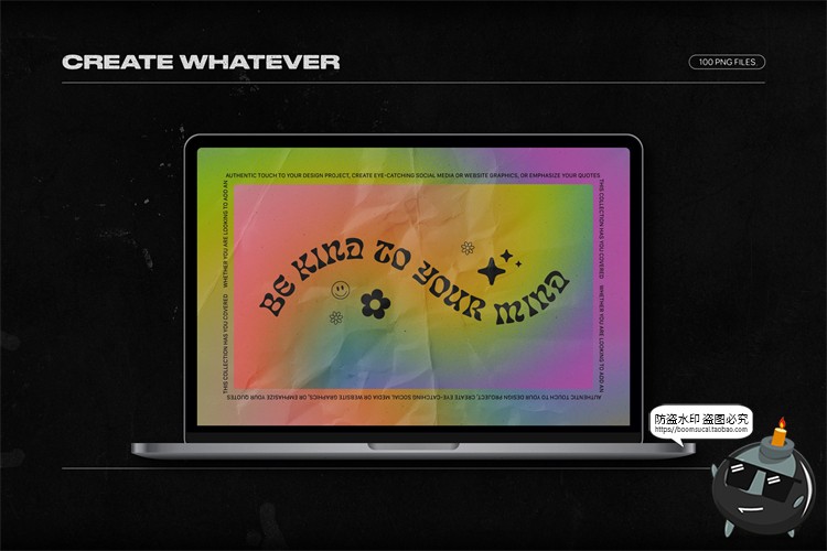 图片[16]-潮流复古颗粒感全息虹色渐变纹理背景底纹后期合成JPG图片素材-设计猿