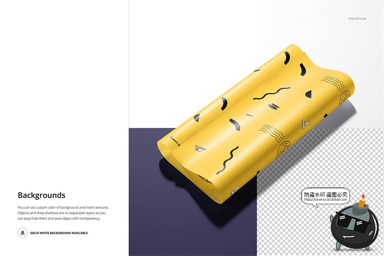 图片[10]-食品安全纸包装纸礼物礼品包装打包纸智能贴图样机PSD模板PS素材-设计猿