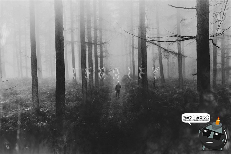 图片[2]-恐怖幽灵鬼影烟雾阴森氛围效果叠加图层JPG黑底图片后期合成素材-设计猿