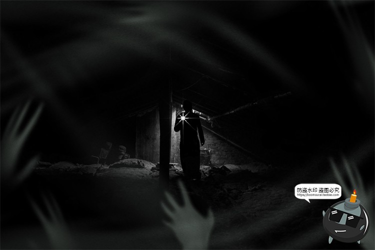 图片[4]-恐怖幽灵鬼影烟雾阴森氛围效果叠加图层JPG黑底图片后期合成素材-设计猿