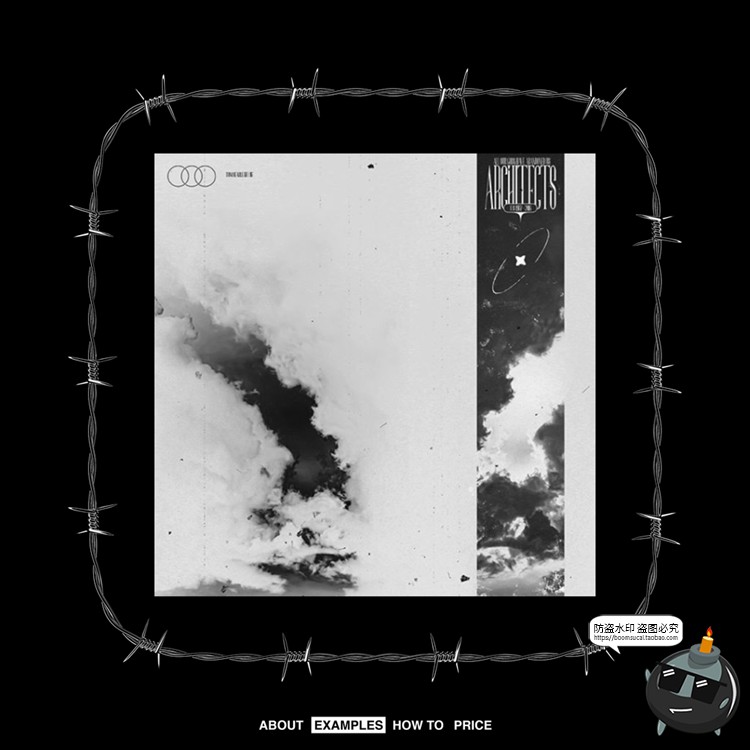 图片[3]-镀铬金属珠光生锈金色带刺铁丝后期合成多风格PNG免抠透明素材-设计猿