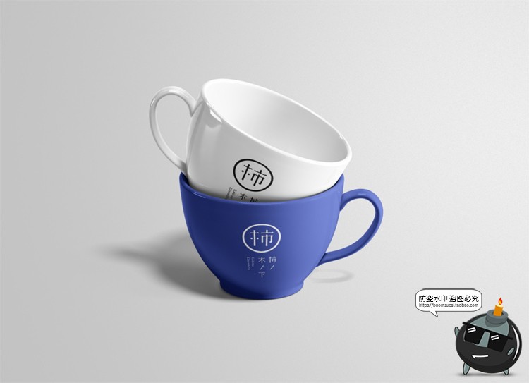 图片[3]-日式餐饮简约风酒店品牌VI提案周边衍生招牌门头样机PSD模板素材-设计猿