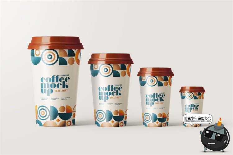 图片[22]-咖啡品牌提案VI名片包装袋纸杯马克杯贴图衍生样机PSD模板PS素材-设计猿