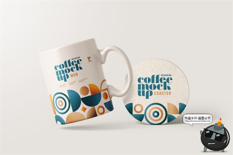 图片[23]-咖啡品牌提案VI名片包装袋纸杯马克杯贴图衍生样机PSD模板PS素材-设计猿