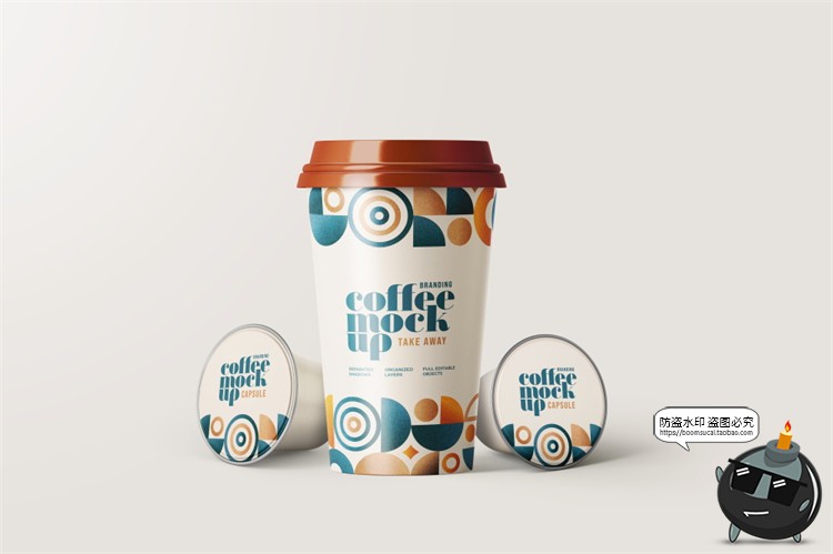 图片[26]-咖啡品牌提案VI名片包装袋纸杯马克杯贴图衍生样机PSD模板PS素材-设计猿