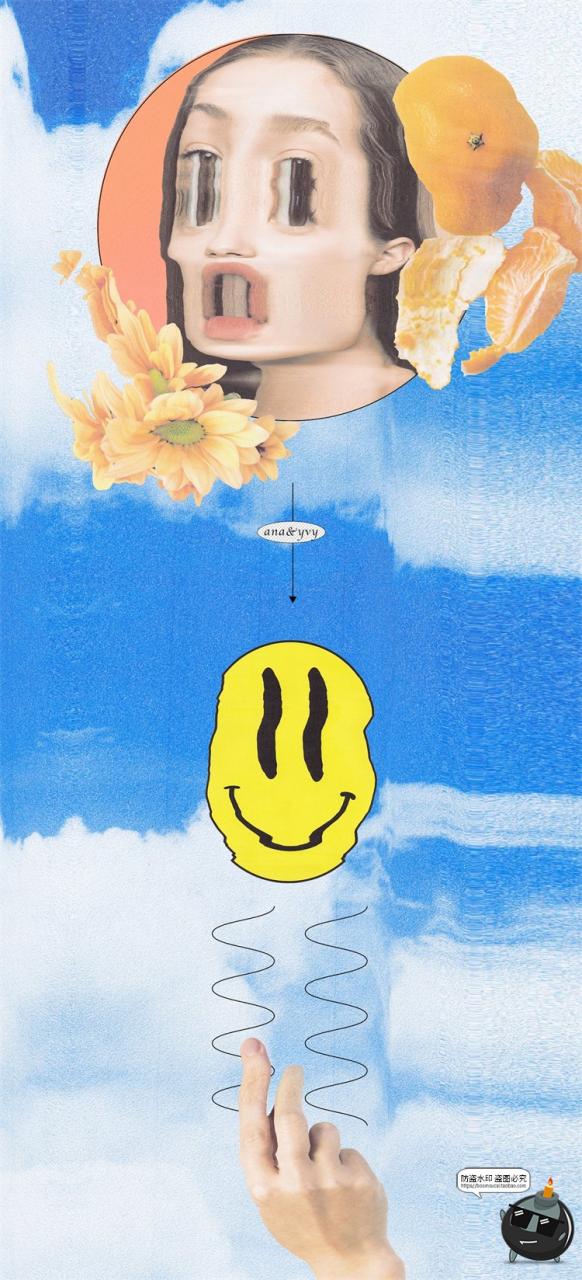 图片[5]-迷幻专题剪贴画 复古90年代酸性扭曲艺术PNG免抠装饰AI矢量素材-设计猿