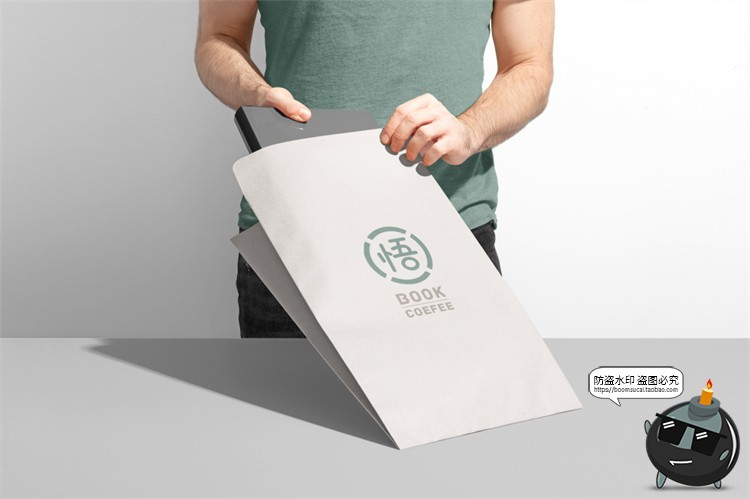 图片[13]-文创品牌VI提案logo效果图展示杯子U盘画架名片样机PSD模板PS素材-设计猿