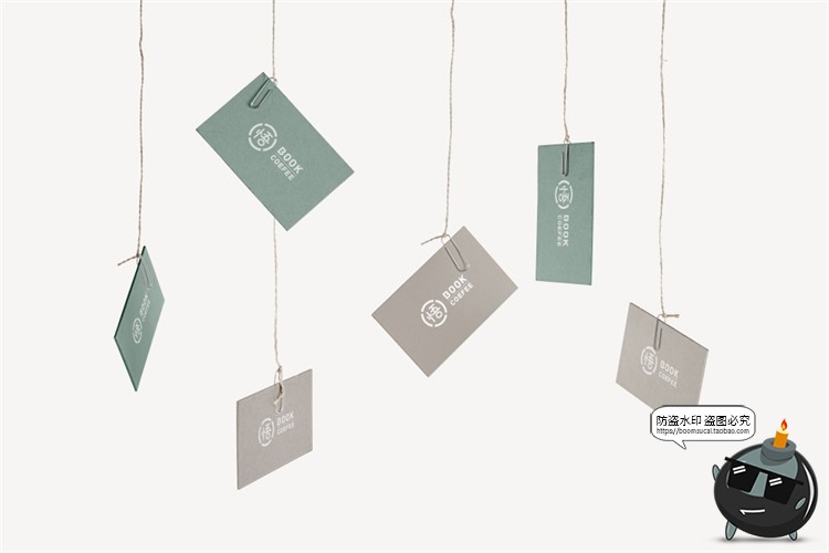 图片[14]-文创品牌VI提案logo效果图展示杯子U盘画架名片样机PSD模板PS素材-设计猿