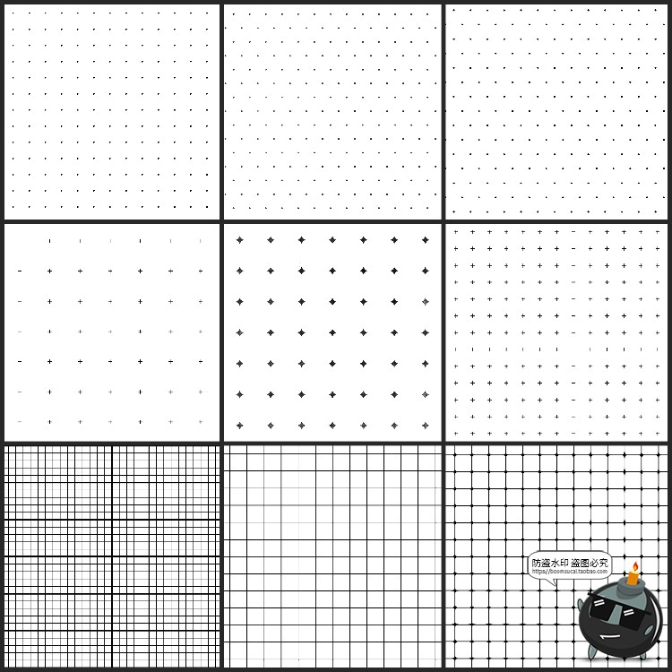 图片[1]-测量网格图案素描辅助画画线条格子布局背景JPG格式PNG免抠素材-设计猿