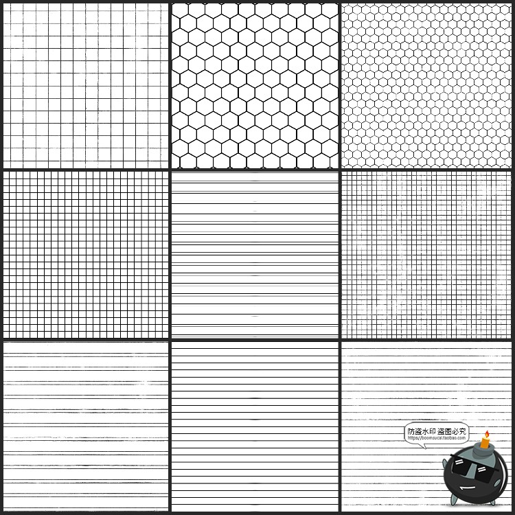 图片[2]-测量网格图案素描辅助画画线条格子布局背景JPG格式PNG免抠素材-设计猿