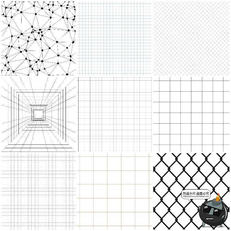 图片[10]-测量网格图案素描辅助画画线条格子布局背景JPG格式PNG免抠素材-设计猿