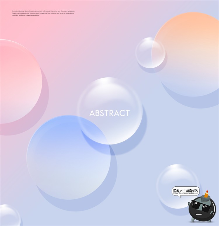 图片[4]-玻璃半透明渐变弥散光透明磨砂水滴玻璃元素创意海报PSD模板素材-设计猿