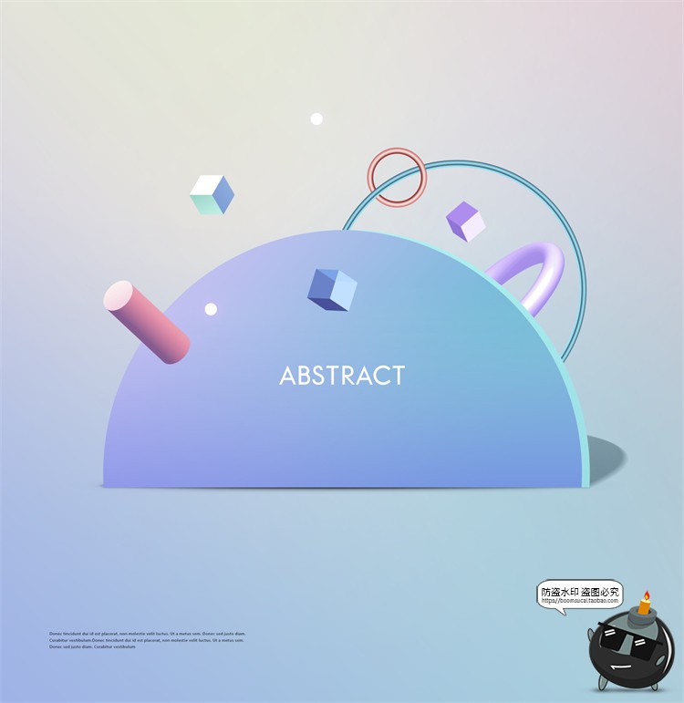 图片[6]-玻璃半透明渐变弥散光透明磨砂水滴玻璃元素创意海报PSD模板素材-设计猿