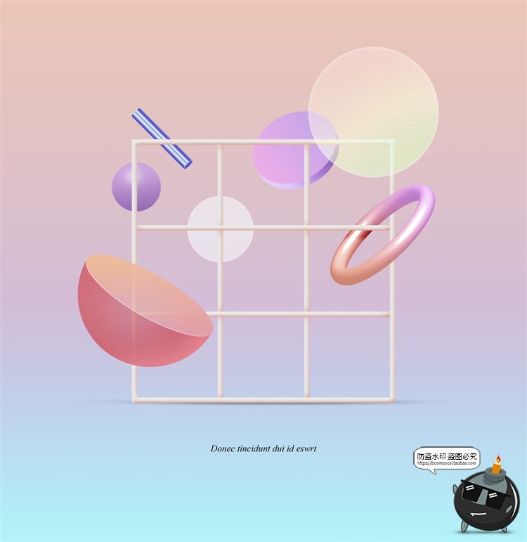 图片[9]-玻璃半透明渐变弥散光透明磨砂水滴玻璃元素创意海报PSD模板素材-设计猿