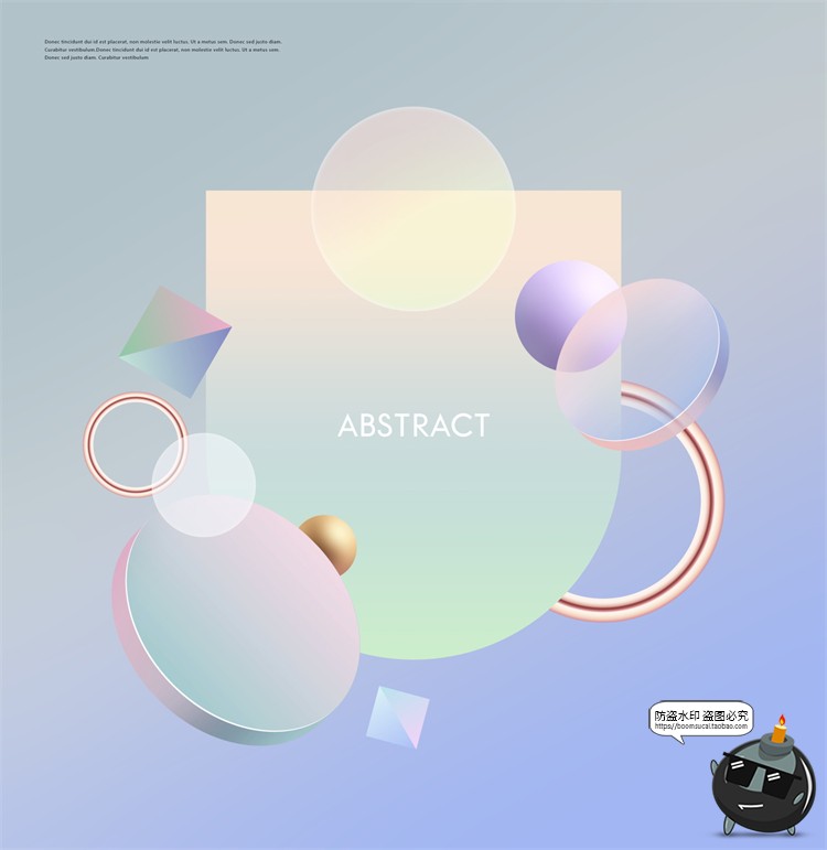 图片[11]-玻璃半透明渐变弥散光透明磨砂水滴玻璃元素创意海报PSD模板素材-设计猿