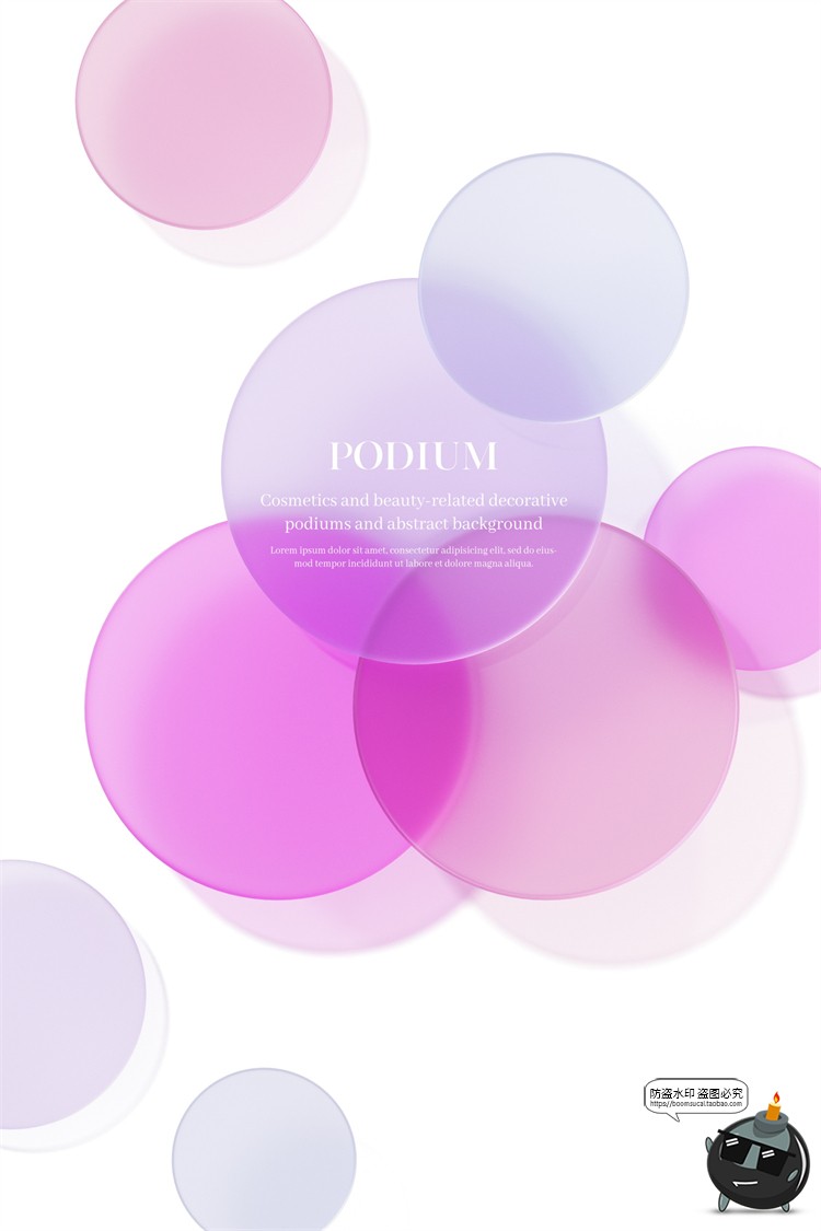 图片[23]-玻璃半透明渐变弥散光透明磨砂水滴玻璃元素创意海报PSD模板素材-设计猿