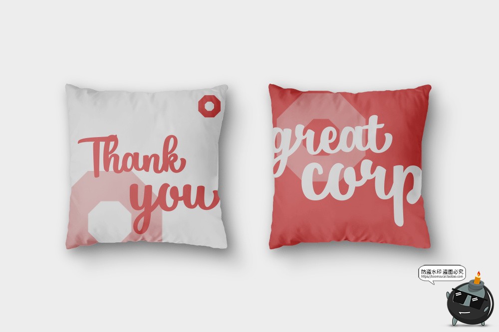 图片[9]-红色系列外套名片枕企业品牌提案VI周边衍生品样机PSD模板PS素材-设计猿