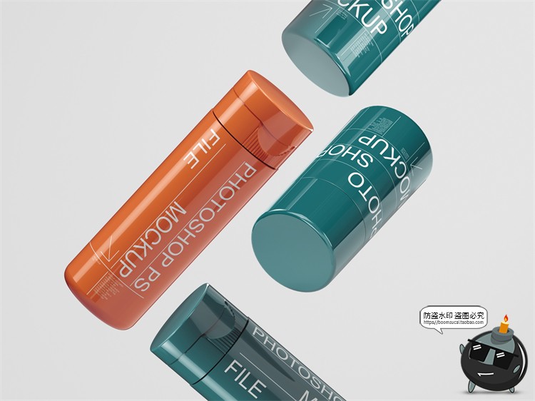 图片[2]-时尚美妆护肤化妆品喷雾瓶产品包装场景展示效果图样机PSD素材-设计猿