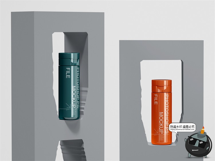图片[4]-时尚美妆护肤化妆品喷雾瓶产品包装场景展示效果图样机PSD素材-设计猿