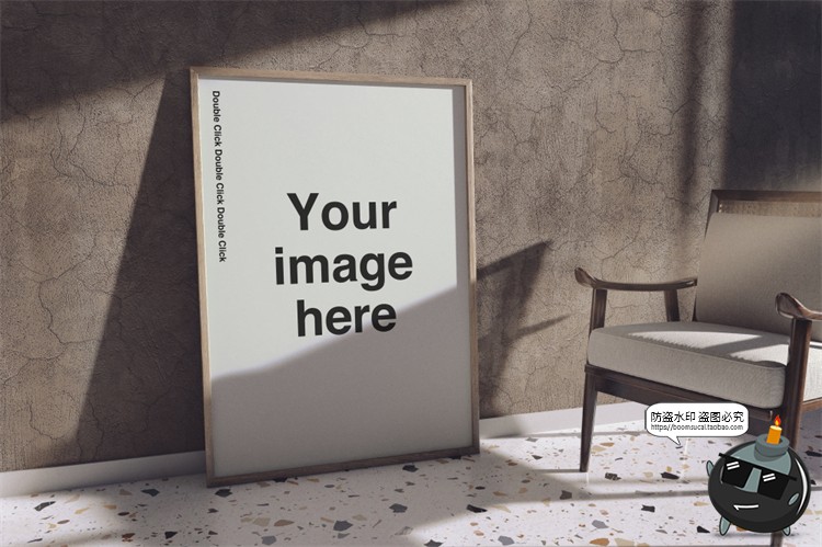 图片[9]-光影文艺弧形拱形画廊展览场景艺术海报贴图样机PSD模板PS素材-设计猿