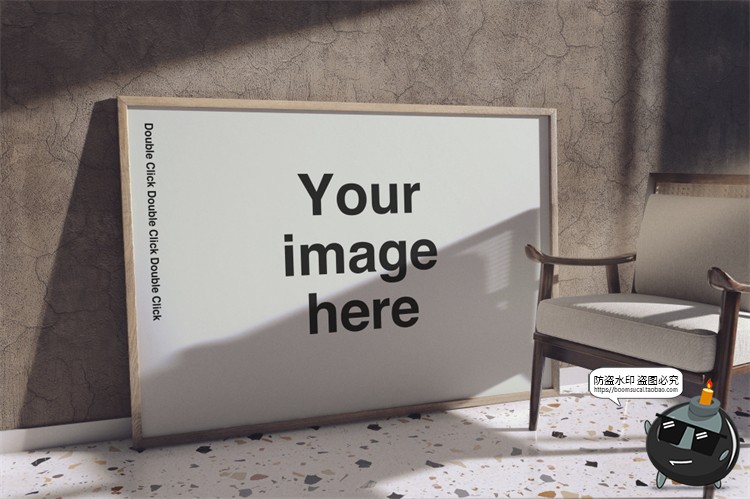 图片[10]-光影文艺弧形拱形画廊展览场景艺术海报贴图样机PSD模板PS素材-设计猿