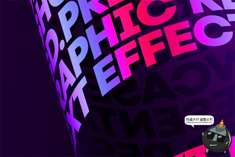 图片[1]-潮流圆柱柱形环绕环形字体特效文本mockups样式PSD模板样机PS素材-设计猿