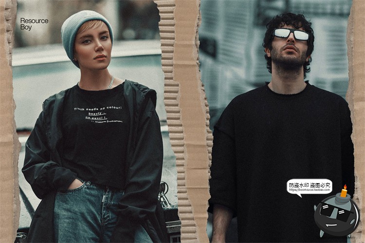 图片[3]-复古牛皮瓦楞纸纸板纸皮撕裂破损PNG背景肌理图片PNG免抠图素材-设计猿