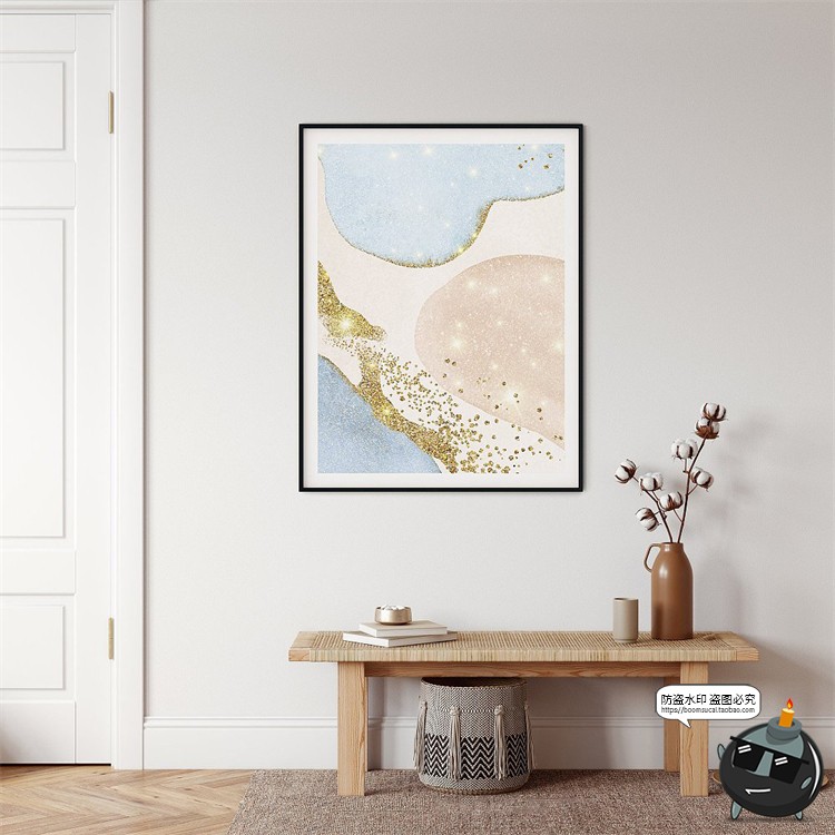 图片[7]-现代抽象艺术水彩风金粉梦幻轻奢包装PNG装饰背景底纹图片JPG素材-设计猿